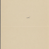 Pond, [Major James Burton], ALS to. Nov. 13, [1900].