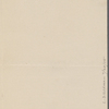 Pond, [Major James Burton], ANS to. Dec. 3, 1900.
