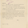 Pond, [Major James Burton], TL to. Apr. 24, 1901.