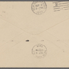 Pond, [Major James Burton], ASL to. [Sep. 8, 1901].