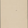 [Pond], Major [James Burton], LS to. Dec. 4, 1902. In Isabel Lyon's hand.