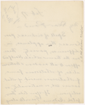 Pond, [Major James Burton], ALS to. Feb. 17, [n.y.]. 