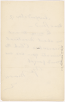 Pond, [Major James Burton], ALS to. Nov. 17, [n.y.].