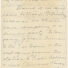 Pond, [Major James Burton], ALS to. Sunday [n.d.]