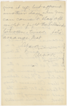 Pond, [Major James Burton], ALS to. Sunday [n.d.]