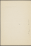 [Pond, Major James Burton], ALS to. [n.d.]