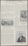 The old house of refuge. Which, until destroyed by fire in 1839, stood on the site of the Worth Monument on Broadway and Twenty-fifth street.  Admiral Sir Peter Warren. To whom the Corporation of New York presented lands in 1745, in recognition of his services.  Daniel F. Tiemann. One time Mayor of New York, and the first foreman of Cataract Company, No. 25, of the Voluntary Fire Department, in 1839.