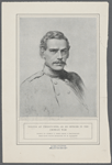Tolstoi at twenty-nine, as an officer in the Crimean War. Drawn by George T. Tobin from a photograph half-tone plate engraved by H. Davidson. 