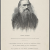 Léon Tolstoï. (Cette gravure, comme tous led portraits, se trouve en hors texte dans l'ouvrage)