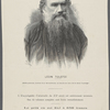 Léon Tolstoï. (Cette gravure, comme tous led portraits, se trouve en hors texte dans l'ouvrage)