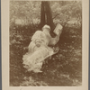 Leo Tolstoy reading outdoors. 