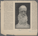 Leo Tolstoi. Marmorbüste von N. Aronson. 