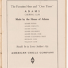 Program for Army Athletic Fund Show at the N.Y. Hippodrome