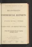 Bradstreet's commercial reports of the principal cities and towns in the United States and British Provinces