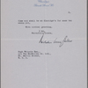 Butler, N. M., TLS to Hugh Walpole. Feb. 22, 1935.