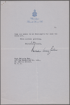 Butler, N. M., TLS to Hugh Walpole. Feb. 22, 1935.