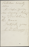 Conway, Moncure Daniel, ALS to [Andrew] Chatto. Dec. 15, 1880.