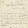 Rice, Thorndike, ALS to. Jan. 3, 1885.