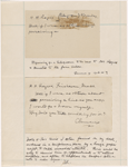 Rogers, H[enry] H[uttleston], holograph drafts of telegrams [1906 or 1907].