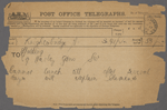 Spalding, [Percy], telegram to. Oct. 17, 1899.