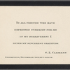 [Stoker, Bram], card to. Dec. 26, [1909]