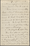 [Trout], [Grace W.], ALS to. Apr. 7, 1887. Previously ALS to "Madam"_____, Apr. 7, 1885.