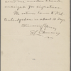 Walker, [John Brisben], ALS to. Aug. 20, 1898.