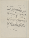Walker, [John Brisben], ALS to. Aug. 20, 1898.