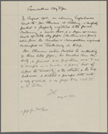 [Watts], [W. H.], ALS to. Aug. 15, 1908. Previously [unknown correspondent]. Copy in Isabel Lyon's hand.