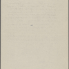 [Watts], [W. H.], ALS to. Aug. 15, 1908. Previously [unknown correspondent]. Copy in Isabel Lyon's hand.