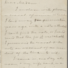 Yost, Mrs Robert M., ALS to. Jan. 14, 1887.