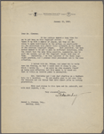 Doubleday, F. N., TLS to SLC. Jan. 21, 1909.