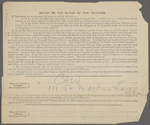 Spalding, Percy, draft telegram to SLC. May [23?], 1899.