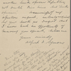 Symons, Alfred F., ALS to SLC. Aug. 3, 1907.