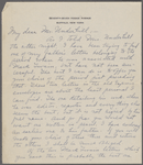 Larned, Mary, ALS to Irving S. Underhill. Jan. 6, 1928.