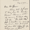 Lyon, Isabel V., ALS to W. T. H. Howe. May 17, 1933.