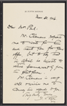 Lyon, Isabel V., ALS to [James Burton] Pond. Mar. 31, 1906. Previously to Mrs [J. B.] Pond.