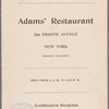 Adams' Restaurant