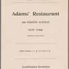 Adams' Restaurant