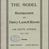 The Model Restaurant