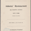Adams' Restaurant