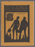 Program booklet for National Emergency Relief Society's Benefit