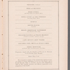 Program booklet for National Emergency Relief Society's Benefit