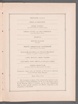 Program booklet for National Emergency Relief Society's Benefit