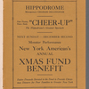 Program booklet for National Emergency Relief Society's Benefit: Hippodrome Sunday Night