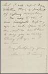 Conway, Moncure Daniel, ALS to [J. Henry] Harper. Mar. 4, 1879.