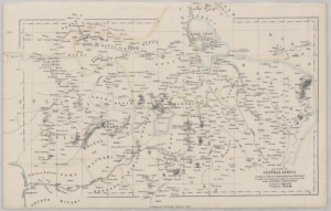 Map of part of Central Africa: according to Clapperton, Denham, Richardson, Barth, Vogel & Baikie from original documents in possession of the Royal Geographical Society of London