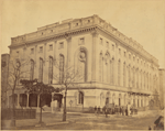 Academy of Music (first); group of people outside