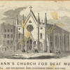 St. Ann's Church for Deaf Mutes, and the rectory. West Eighteenth Street, New York
