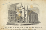 St. Ann's Church for Deaf Mutes, and the rectory. West Eighteenth Street, New York